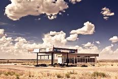 Old Gas Station in Ghost Town along the Route 66-Andrew Bayda-Photographic Print