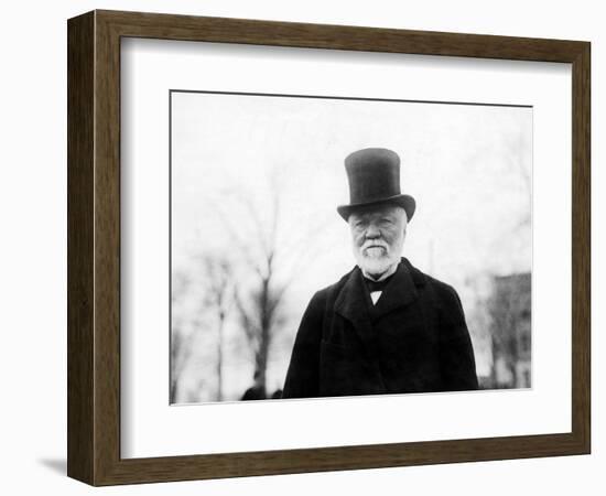 Andrew Carnegie, 1912-null-Framed Art Print