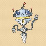 Clumsy Robot-Andrew Derr-Art Print