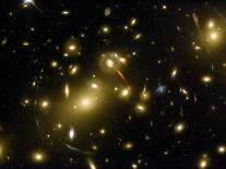 Cluster of Galaxies, Abell 2218, in Constellation Draco from Hubble Space Telescope-Andrew Fruchter-Mounted Photographic Print