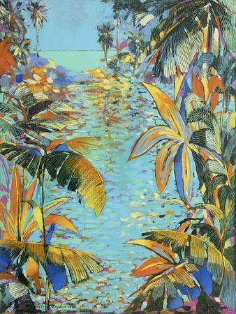 Gauguin's garden, 2020 (oil on panel)