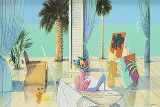 Miami twice, 2020 (oil on canvas)-Andrew Hewkin-Giclee Print