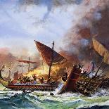 Battle of Salamis-Andrew Howat-Giclee Print
