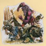 Scene from Beowulf-Andrew Howat-Giclee Print