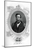 Andrew Hull Foote, American Civil War Admiral, 1862-1867-G Stodart-Mounted Giclee Print