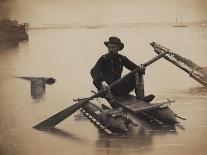 Capitol under Construction, Washington, D.C., c.1863-Andrew J^ Johnson-Stretched Canvas