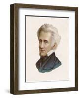 Andrew Jackson 7th President of the United States-null-Framed Art Print