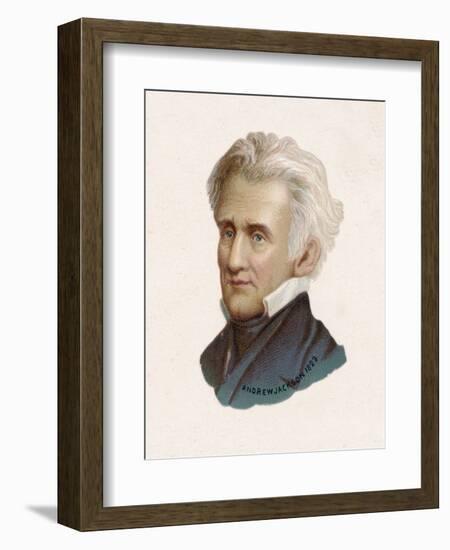 Andrew Jackson 7th President of the United States-null-Framed Art Print