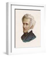 Andrew Jackson 7th President of the United States-null-Framed Art Print