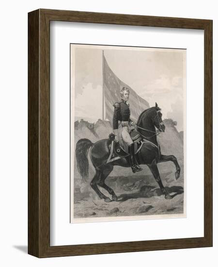 Andrew Jackson 7th President of the United States-null-Framed Art Print