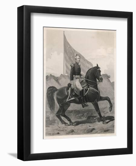 Andrew Jackson 7th President of the United States-null-Framed Art Print