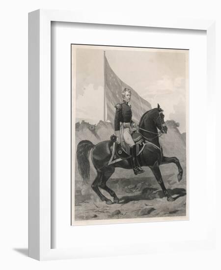 Andrew Jackson 7th President of the United States-null-Framed Art Print