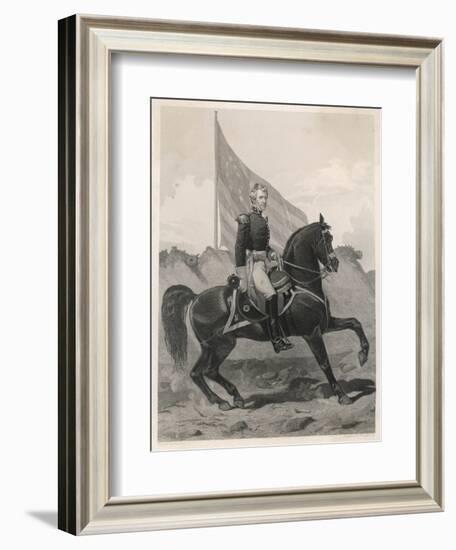 Andrew Jackson 7th President of the United States-null-Framed Art Print