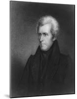 Andrew Jackson (Portrait) Art Poster Print-null-Mounted Poster