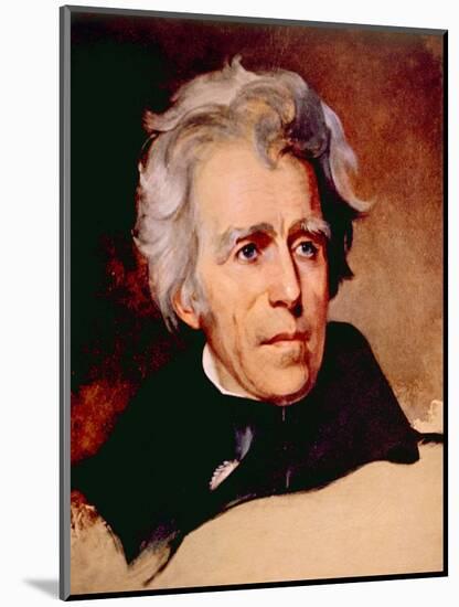 Andrew Jackson, Portrait by Thomas Sully, 1829-null-Mounted Art Print