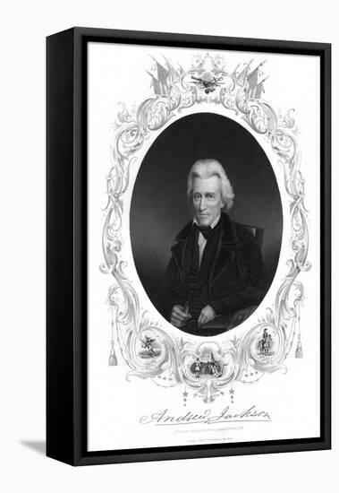 Andrew Jackson-null-Framed Stretched Canvas