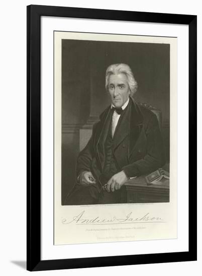 Andrew Jackson-Alonzo Chappel-Framed Premium Giclee Print