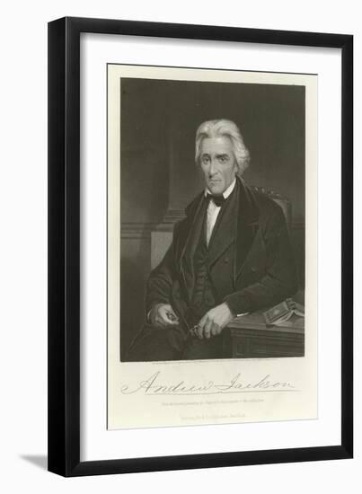 Andrew Jackson-Alonzo Chappel-Framed Giclee Print