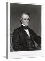 Andrew Johnson, 17th President of the United States of America-Mathew Brady-Stretched Canvas