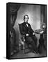 Andrew Johnson, 17th U.S. President-Science Source-Framed Stretched Canvas