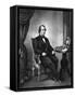 Andrew Johnson, 17th U.S. President-Science Source-Framed Stretched Canvas