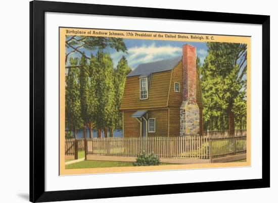 Andrew Johnson Birthplace, Raleigh, North Carolina-null-Framed Art Print