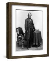 Andrew Johnson Full-Length Portrait, Civil War-Lantern Press-Framed Art Print