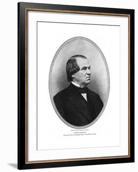 Andrew Johnson, Pres.-null-Framed Giclee Print