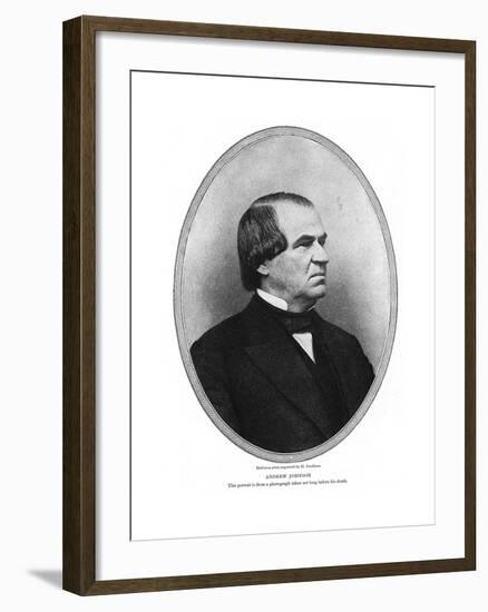 Andrew Johnson, Pres.-null-Framed Giclee Print