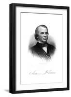 Andrew Johnson, Pres.-HB Hall-Framed Giclee Print