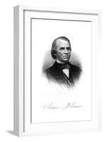 Andrew Johnson, Pres.-HB Hall-Framed Giclee Print