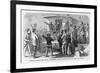 Andrew Johnson Speaking from a Train-null-Framed Giclee Print