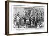 Andrew Johnson Speaking from a Train-null-Framed Giclee Print