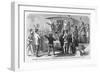 Andrew Johnson Speaking from a Train-null-Framed Giclee Print