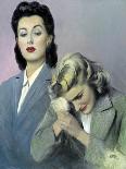 Two Women-Andrew Loomis-Art Print