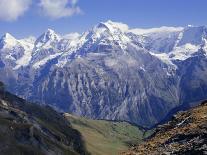 Eiger, Monch, Jungfrau Mountains, Bernese Oberland, Swiss Alps, Switzerland, Europe-Andrew Sanders-Photographic Print