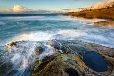 Sunset from the Tide Pools in La Jolla, Ca-Andrew Shoemaker-Framed Photographic Print