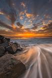 Beach Textures at Sunset in Carlsbad, Ca-Andrew Shoemaker-Framed Photographic Print