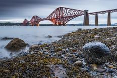 Dawn Breaks over the Forth Rail Bridge, UNESCO World Heritage Site, and the Firth of Forth-Andrew Sproule-Photographic Print