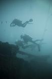 Scuba Divers Wreck Diving, Southern Thailand, Andaman Sea, Indian Ocean, Southeast Asia, Asia-Andrew Stewart-Photographic Print