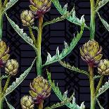 Pineapple geometric tile, 2018-Andrew Watson-Giclee Print
