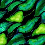 Tropical leaves, dark 2018-Andrew Watson-Giclee Print