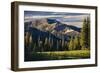 Andrew Whiteford Rides The Single Track Of Black's Canyon Teton Pass At Sunset Near Wilson, Wyoming-Jay Goodrich-Framed Photographic Print
