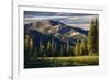 Andrew Whiteford Rides The Single Track Of Black's Canyon Teton Pass At Sunset Near Wilson, Wyoming-Jay Goodrich-Framed Photographic Print