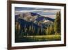 Andrew Whiteford Rides The Single Track Of Black's Canyon Teton Pass At Sunset Near Wilson, Wyoming-Jay Goodrich-Framed Photographic Print