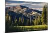 Andrew Whiteford Rides The Single Track Of Black's Canyon Teton Pass At Sunset Near Wilson, Wyoming-Jay Goodrich-Mounted Photographic Print