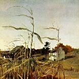 "Autumn Cornfield,"October 1, 1950-Andrew Wyeth-Giclee Print