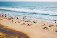 Beach on the Indian Ocean. India (Tilt Shift Lens).-Andrey Armyagov-Framed Photographic Print