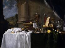 Pronk Still Life with Fruit, Oyters, and Lobsters, C. 1640-Andries Benedetti-Stretched Canvas