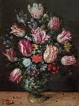 Vase with Tulips, 1620-1625-Andries Daniels-Stretched Canvas